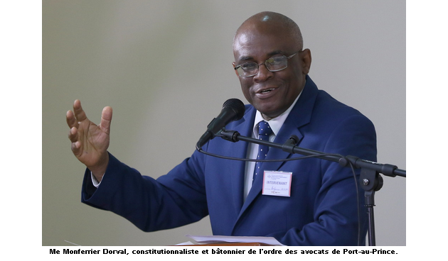 « Quelle que soit l’option choisie, on doit changer la Constitution », selon Me Monferrier Dorval